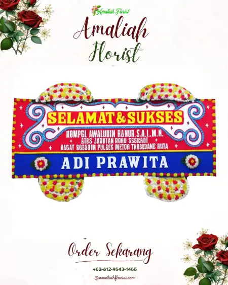 Papan Bunga Ucapan Selamat Adireja Kulon